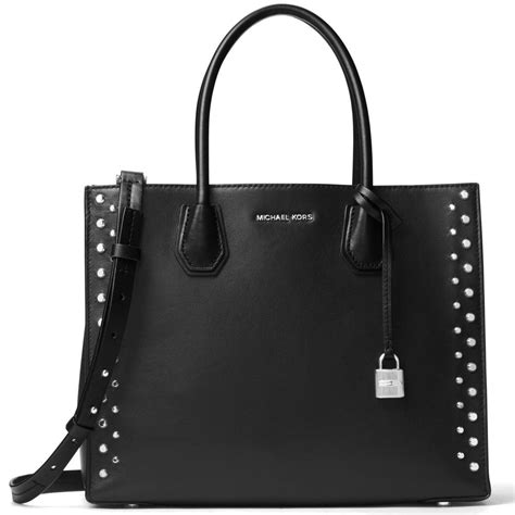 damson michael kors bag|Michael Kors Mercer Stud & Grommet Large Convertible Tote, .